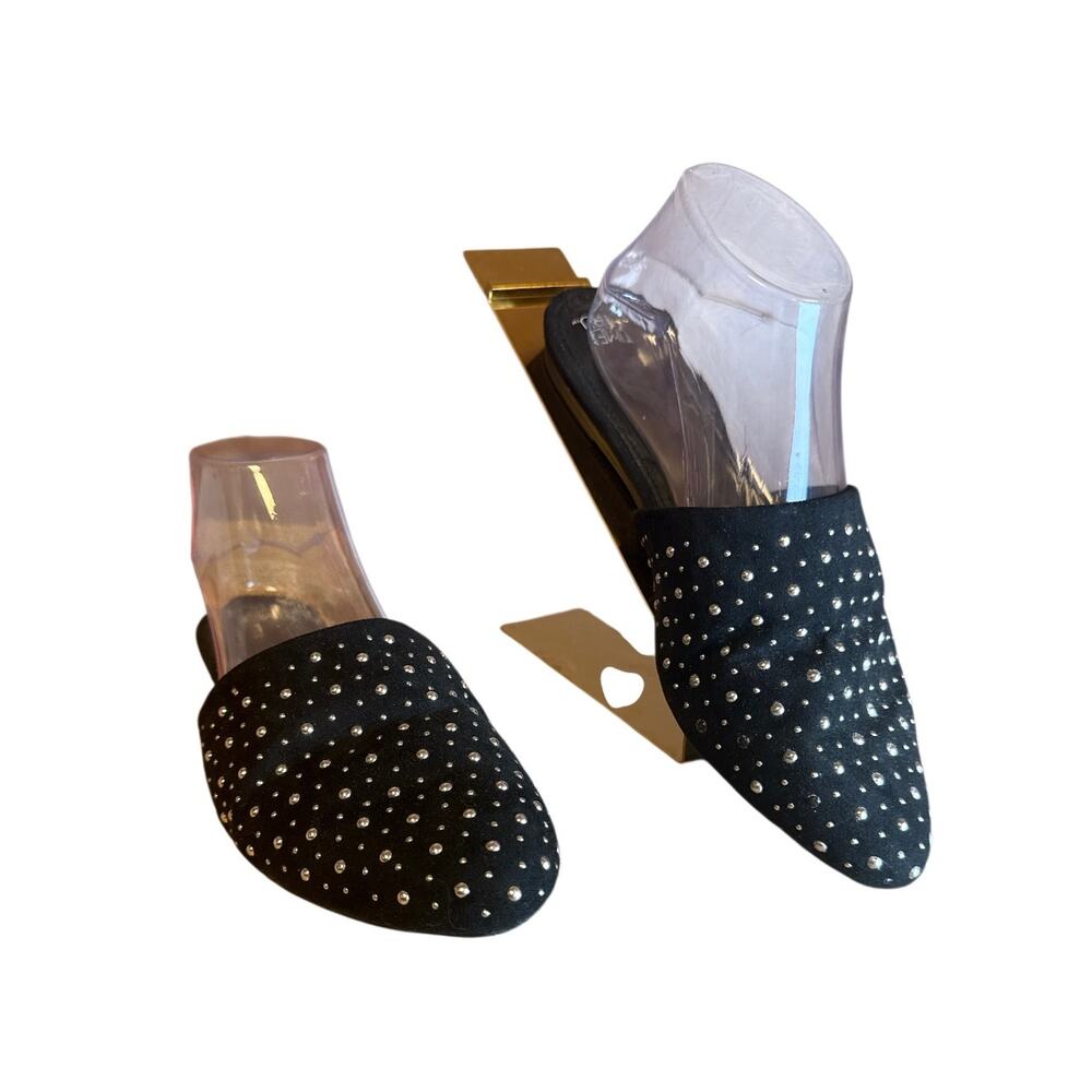 Time and Tru Memory Foam Polka Dot Mules – Super Comfortable Slip-Ons! Sz. 8.5